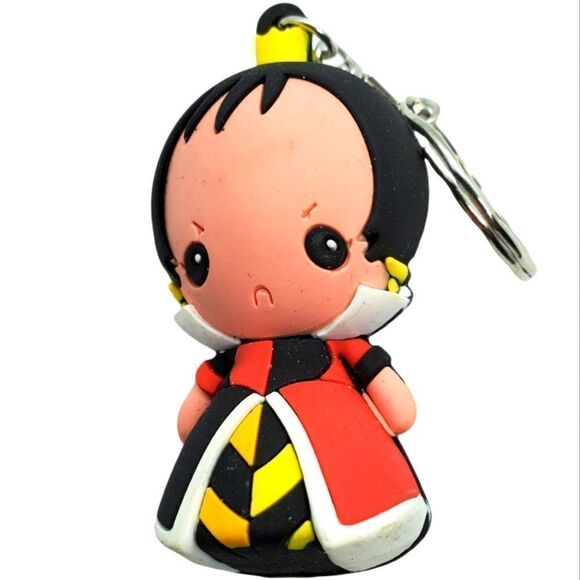 Disney Alice in Wonderland Queen of Hearts Keychain - Picture 1 of 6